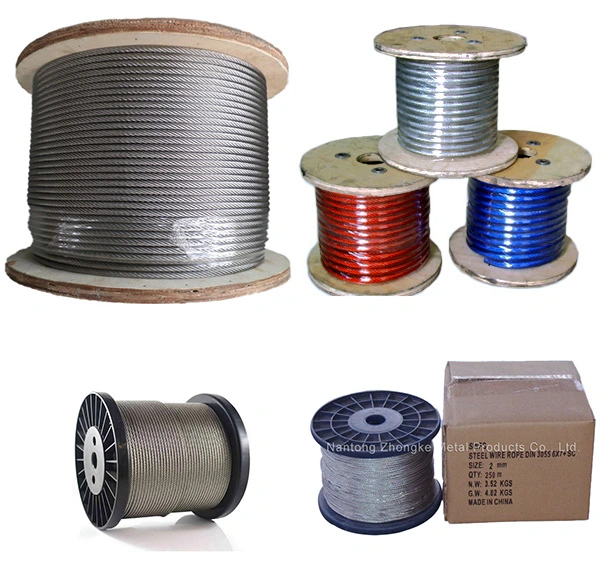 8X19s+FC Diameter 12mm Steel Wire Ungalvanized and Galvanized