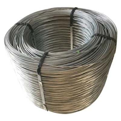 Fio de ligação eletrogalvanizado/fio de ferro galvanizado/fio de aço de alto carbono galvanizado